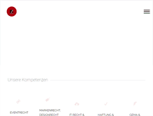 Tablet Screenshot of eventlawyers.de